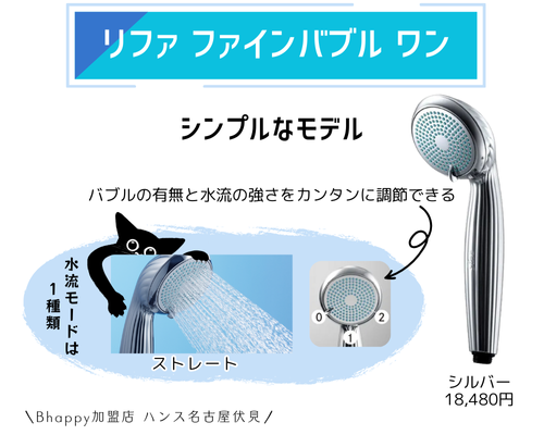 リファンシャワーヘッドはどれがいい?リファファインバブルワン